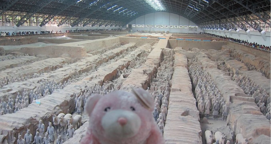 Clumsie with Terracotta Warriors